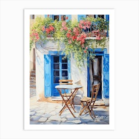 Blue Shutters Art Print