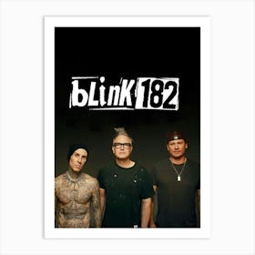 Blink 182 7 Art Print