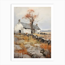 Old Stone Farm Neutral Tones 1 Art Print