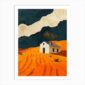 Desert House 2 Art Print