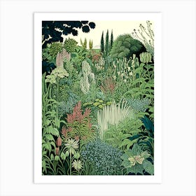 Monet S Garden 1, Usa Vintage Botanical Art Print