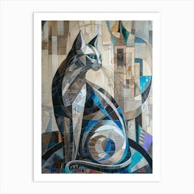 Cat In The City 3 Art Print