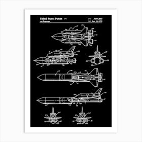 1975 Space Shuttle Patent Art Print