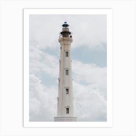 California Lighthouse in Aruba Art Print