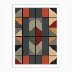 Abstract Coordinates 1 Art Print