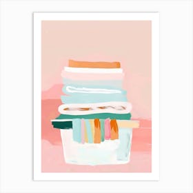 Stack Of Towels Art Print