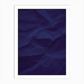 Paper Water Classic Blue Art Print