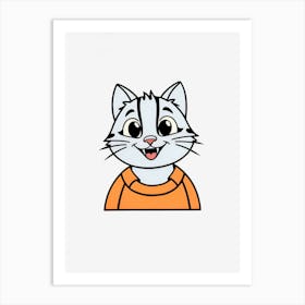 Kitty Cat Art Print