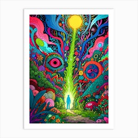 Psychedelic Art 3 Art Print