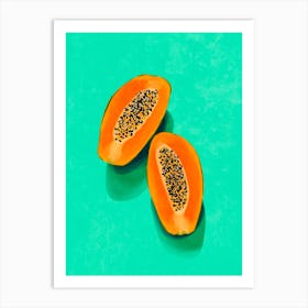 Papaya Art Print