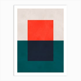 Overlapping colors 4 Art Print