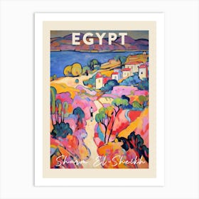 Sharm El Sheikh Egypt 4 Fauvist Painting Travel Poster Art Print