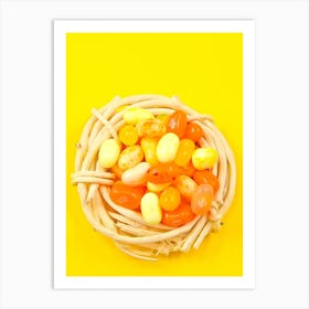 Jelly Beans In A Nest Art Print