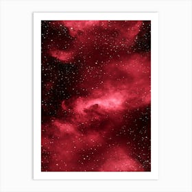 Red Nebula 8 Art Print