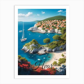 Hvar Croatia Art Print