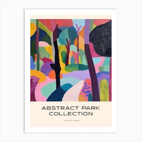 Abstract Park Collection Poster Kings Park Perth Australia 1 Art Print