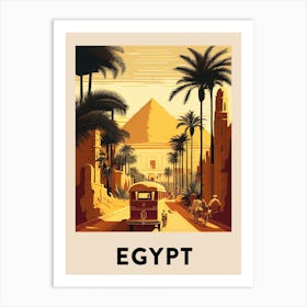 Egypt 3 Vintage Travel Poster Art Print
