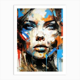 Abstract Of A Woman Art Print