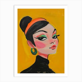 Asian Woman 24 Art Print