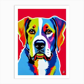 Clumber Spaniel Andy Warhol Style Dog Art Print