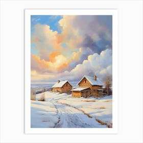 Winter Landscape 21 Art Print