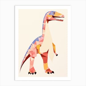 Nursery Dinosaur Art Dromaeosaurus 2 Art Print
