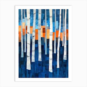 Colorful Trees In The Forest 2 Art Print