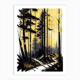 Forest Path 52 Art Print