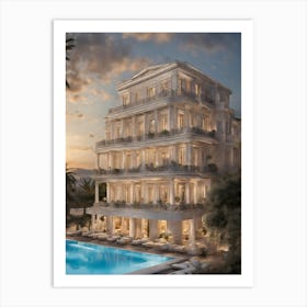 Palazzo Del Mar Art Print