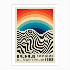 Bauhaus Rainbow Art Print