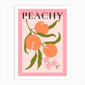 Peachy 2 Art Print