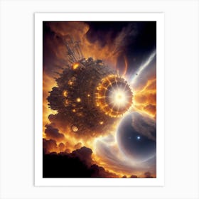 Spaceship Art Print