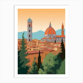 Italy 3 Travel Illustration Art Print