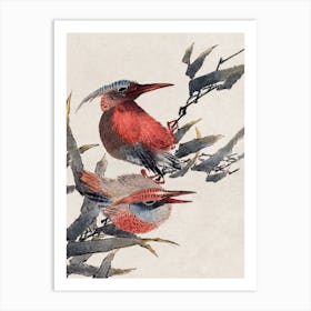 Birds From Album Of Sketches, Katsushika Hokusai Art Print