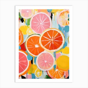 Citrus Slices 2 Art Print