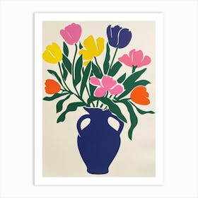 Flowers In A Vase 168 Art Print