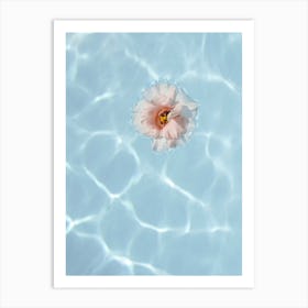 Floating Flower Art Print