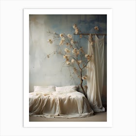 Bedroom With A Tree Art Print