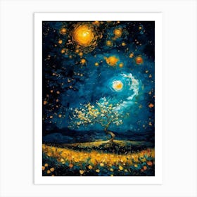 Starry Night Art Print