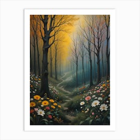 Path In The Woods Art Print