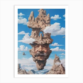 Man In A Castle Art Print