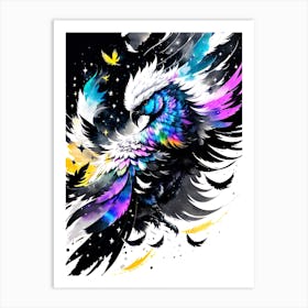 Colorful Eagle 1 Art Print