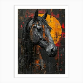 Horse Head Canvas Print Art Print