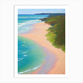 Tallow Beach Australia Monet Style Art Print