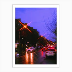 City At Night Art Print