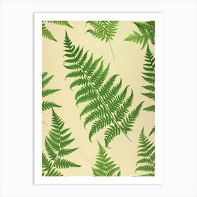 Pattern Poster Ruffled Fern 1 Art Print