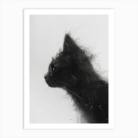 Black Cat 18 Art Print