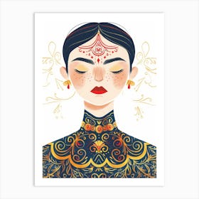 Chinese Girl 2 Art Print