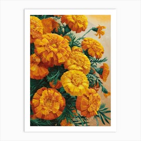 Marigolds Art Print