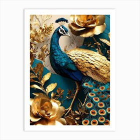 Peacock 8 Art Print